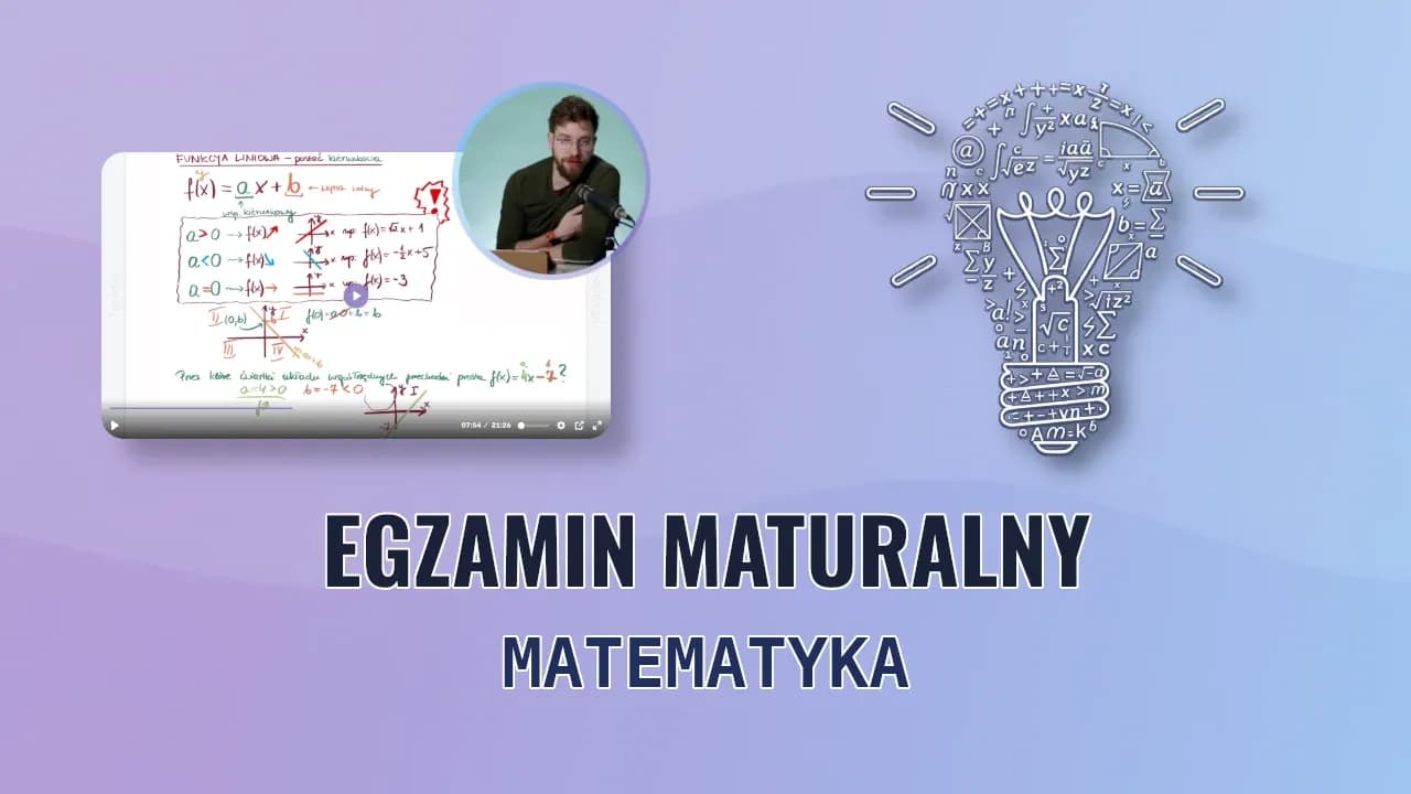 Matematyka - Kurs Matury Podstawowej 2025/2026